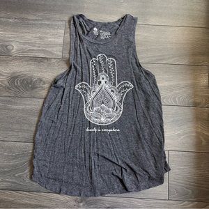 PEACEFUL WARRIOR HAMSA TANK TOP
